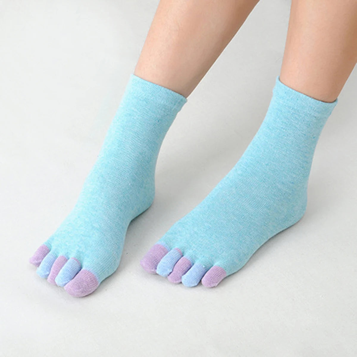 6 Pairs Women Five finger Socks Cotton Breathable Elastic Ankle Short Socks Casual High Quality Girls Socks Soft Funny Toe Socks