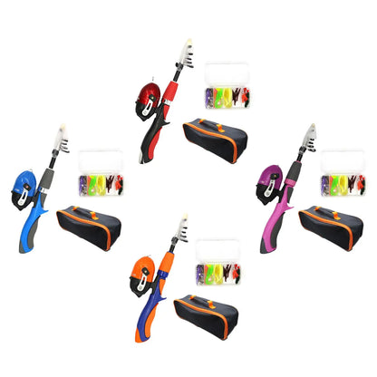 Traveling Kid Fishing Pole for Boys Girls