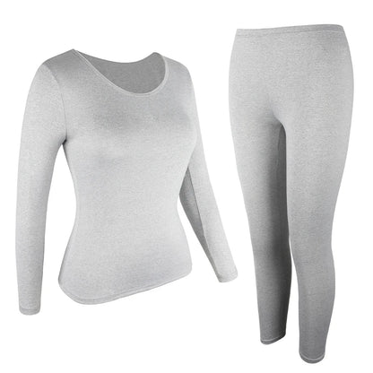 Women Thermal Underwear Set 2 pack Long Johns Ultra Soft Fleece Lined Base Layer Keep Warm Cold Weather Top Bottom﻿