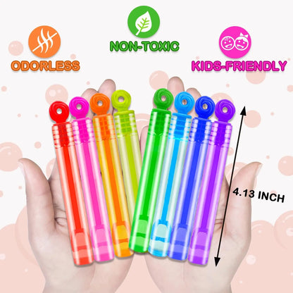32 Pack Mini Bubble Wand Toys for Kids Party Favors, Easter Basket Fillers, Classroom Prizes & Non-Candy Treats