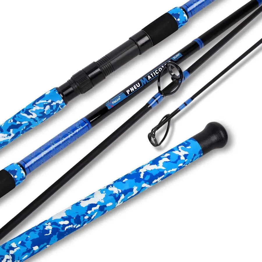 Blue Camouflage Handle,2Piece 3Piece 4Piece Carbon Fiber Fishing Rod 9ft