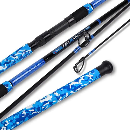 Blue Camouflage Handle,2Piece 3Piece 4Piece Carbon Fiber Fishing Rod 9ft