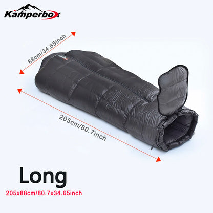 Kamperbox Winter Sleeping Bags Camping Down Sleeping Bags Winter Outdoor Ultralight Sleeping Bags Camping Equipments