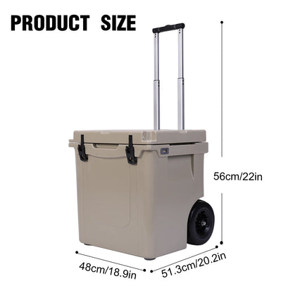 5L Insulated Heavy Duty Insulated Cooler Box with Portable Handles/Leak-Proof Tight Latches for The Beach Camping Picnics & More
