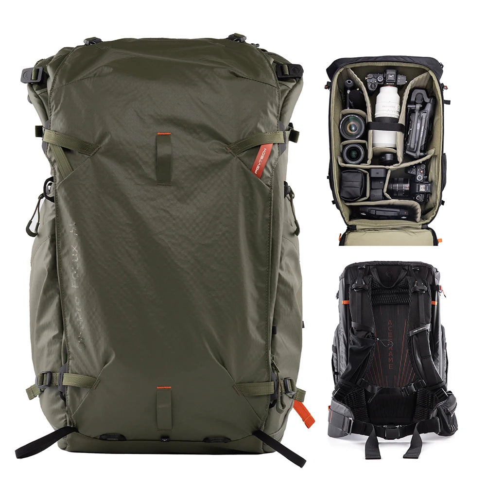 PGYTECH OnePro Focux Backpack 25L 35L For Outdoor Travel Photography Storage Standard DSLRs Cameras Or Tripod And DJI Drones