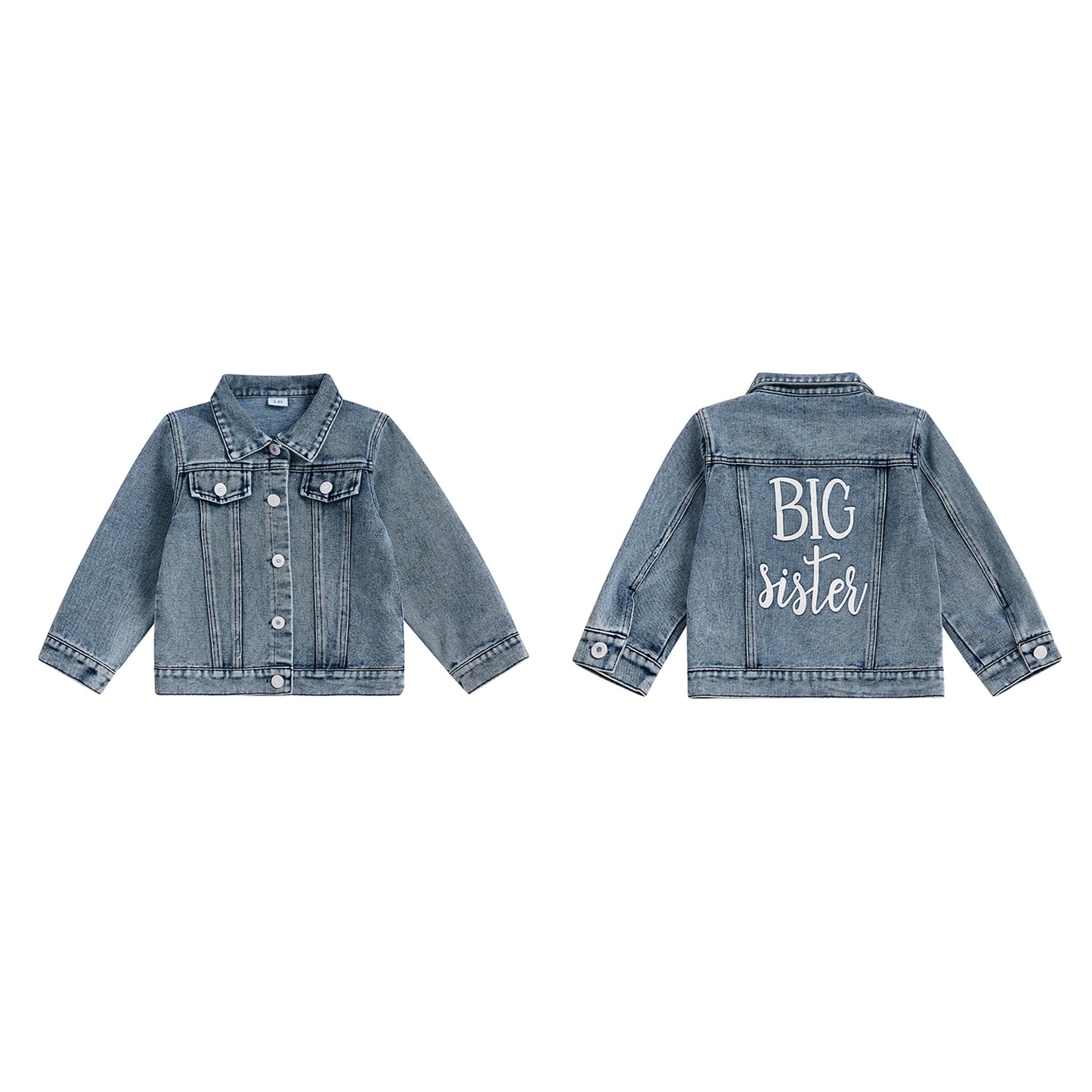 Adorable Baby Boy Blue Denim Jacket with Front Pocket Detail and Snap Button Closure Stylish Toddler Fall Outfit Coat