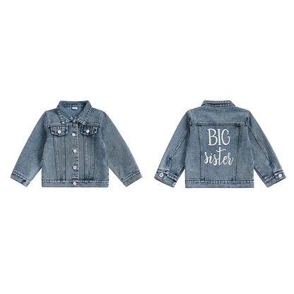 Adorable Baby Boy Blue Denim Jacket with Front Pocket Detail and Snap Button Closure Stylish Toddler Fall Outfit Coat