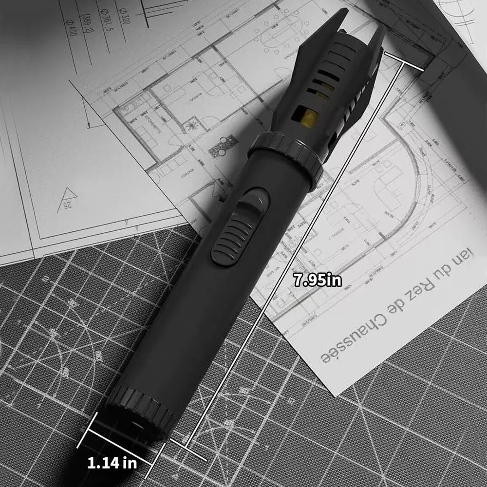Windproof Turbo Torch Jet Butane Gas Lighter 360 Degree Inverted Ignition Cigar Lighters for Kitchen Candles BBQ Baking Camping