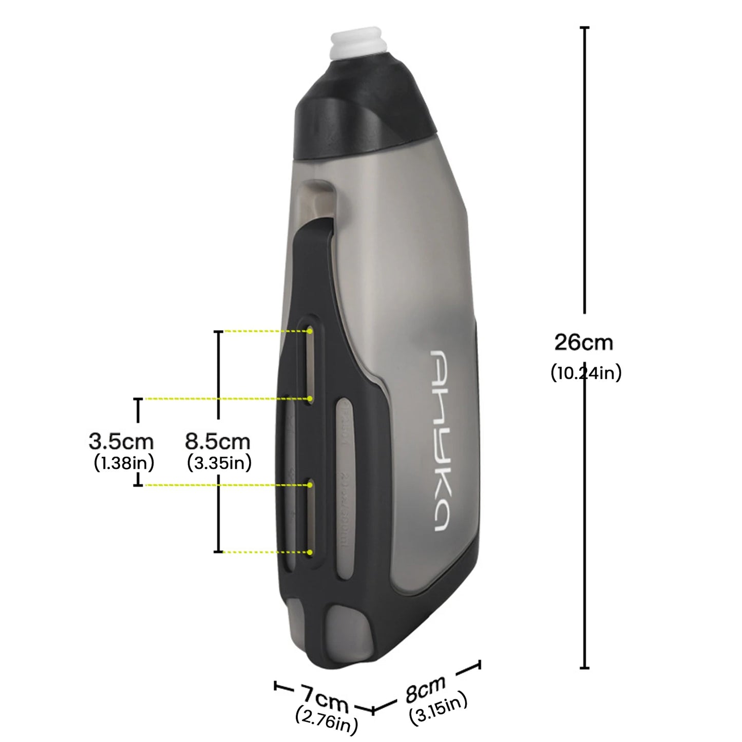 1/2PCS Bicycle Water Bottle 600ML Aerodynamic Bicycle Bottle Frame Down Tube Riding Water Kettle For Cycling Biking Fitness New