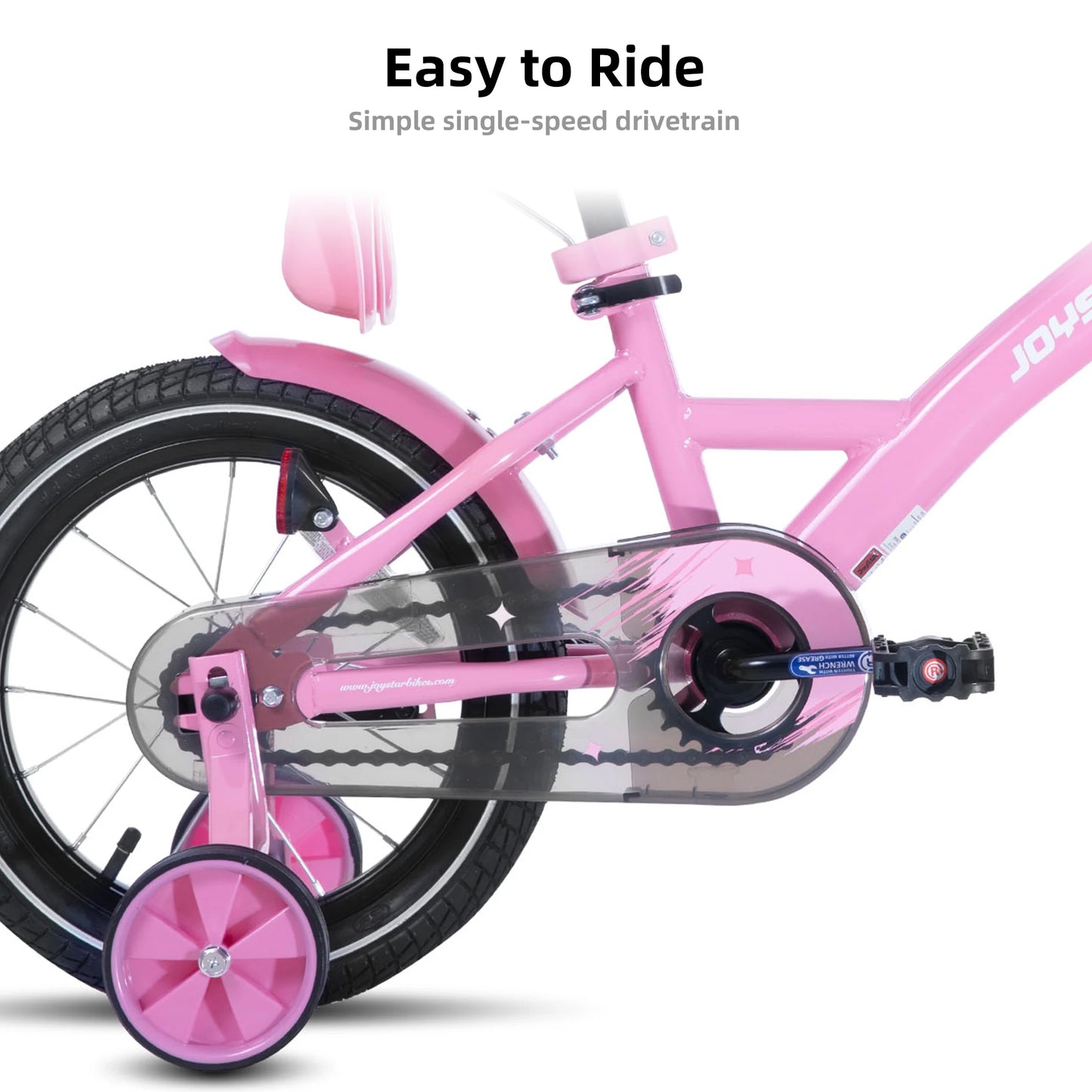 Joystar 14 16 20 Inch Kids Bike for Girls Ages 3-10 Years, Girls' Bikes with Training Wheels, Streamers, Basket and Doll Seat