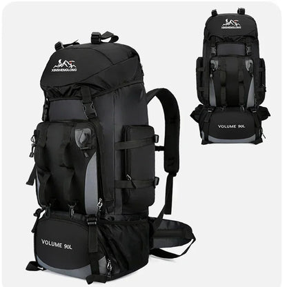 90L Waterproof Hiking Camping Backpack Trekking Bag Rucksack Large Capacity Travel Outdoor Sports Bags Camping Equipments