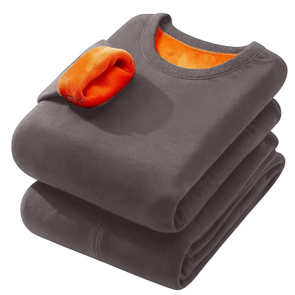 Men'S Thermal Underwear Thin Base Cotton Sweater Winter Thermo Shirt Tops Pants Set Thermal Clothing Set Skiing Underwear Set