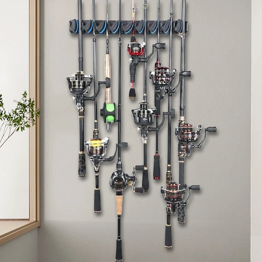 Wall Mounted Fishing Rod Holder Vertical and Horizontal