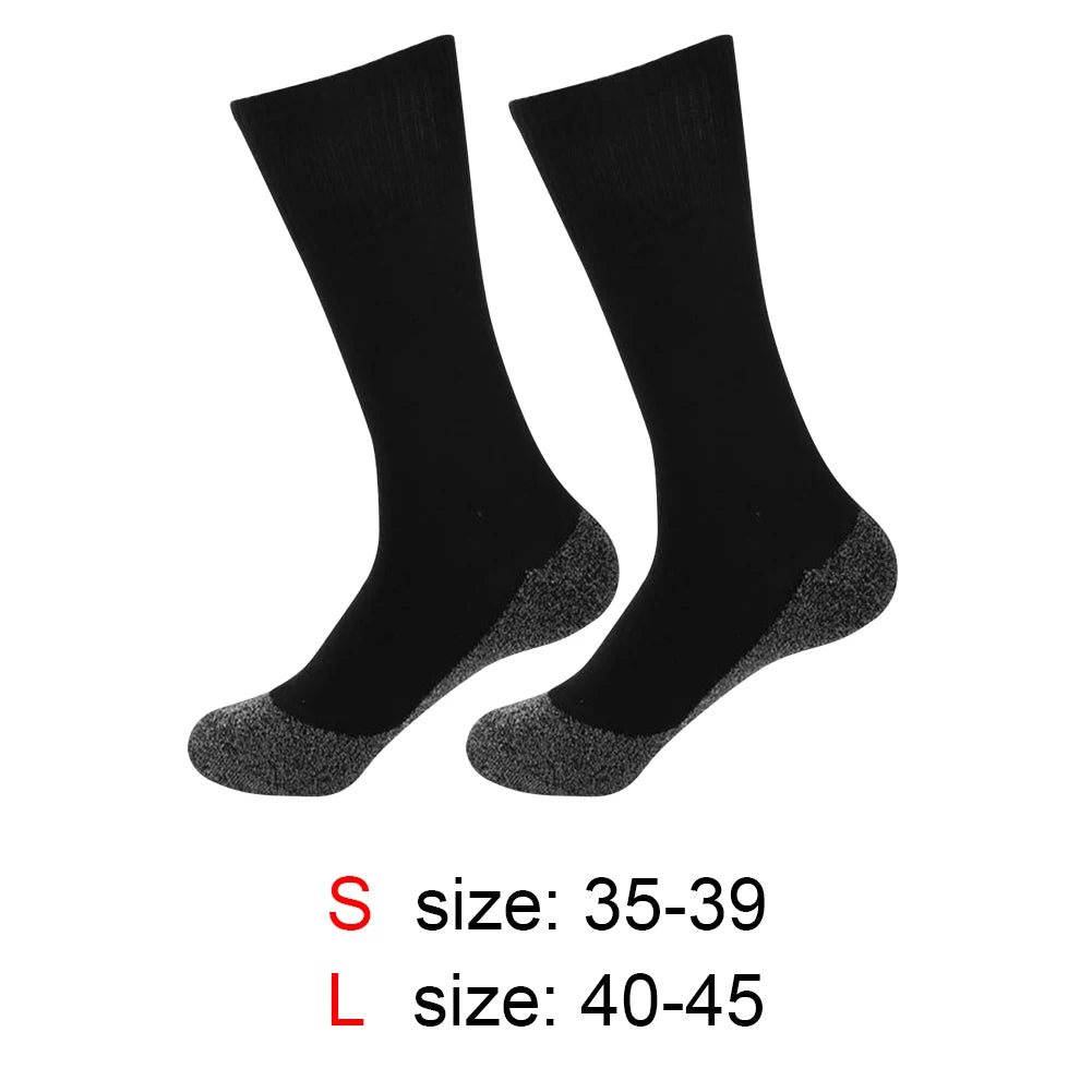 Breathable Constant Temperature Stockings Acetate Fibers Keep Warm Ski Stocking Lightweight Running Foot Sock for Indoor Outdoor