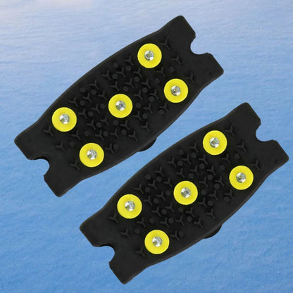 5-Stud Climbing Crampons Anti Slip Mountaineering Cleats Unisex Bundled Crampons Walking Hiking Accessories