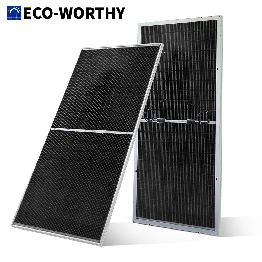 1PC 12 Volt Monocrystalline Solar Panel with 25% High Conversion Efficiency,
