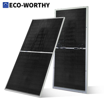 1PC 12 Volt Monocrystalline Solar Panel with 25% High Conversion Efficiency,