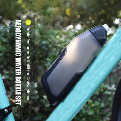 Bicycle Aerodynamic Water Bottle Bracket Set 600ml Bike Water Bottle Bicycle Water Bottle for Cycling & Sports