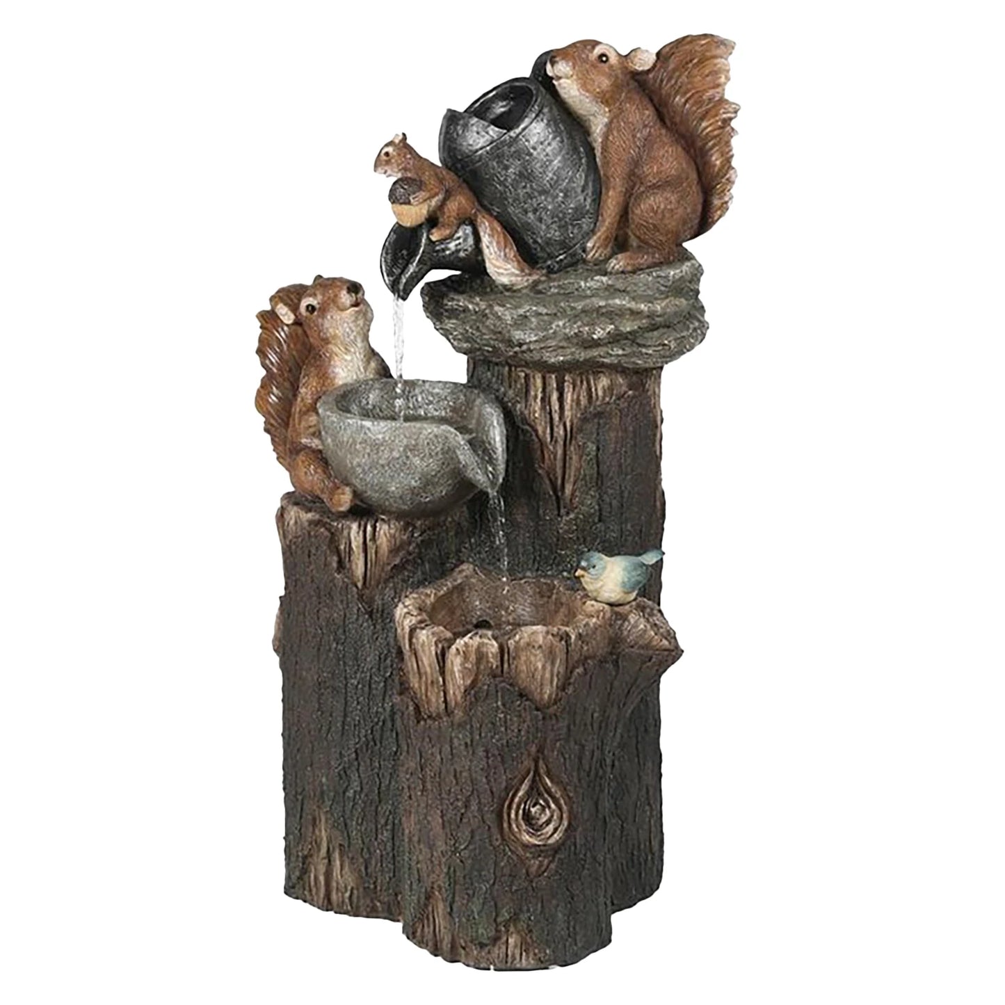 Funny Animal Decoration Duck /Squirrel Fountain