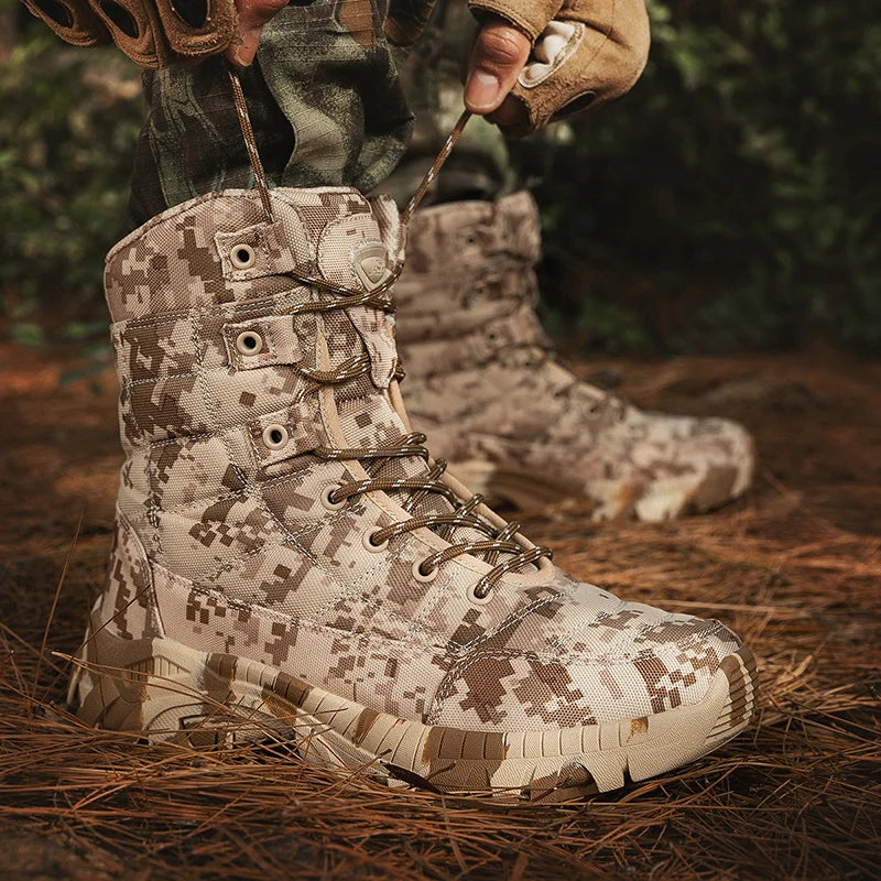 Men's hiking boots lightweight tactical boots outdoor hunting boots men's tactical shoes desert boots hiking boots