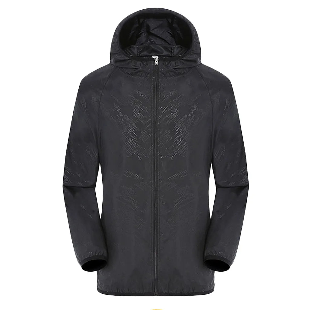 Men Women Hiking Jacket Waterproof Quick Dry Camping Hunting Clothes Sun-Protective Outdoor Sports Coat Anti UV Windbreaker