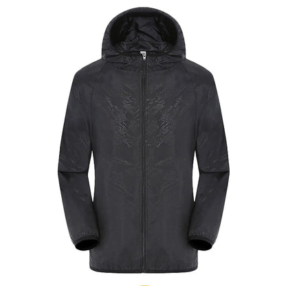 Men Women Hiking Jacket Waterproof Quick Dry Camping Hunting Clothes Sun-Protective Outdoor Sports Coat Anti UV Windbreaker