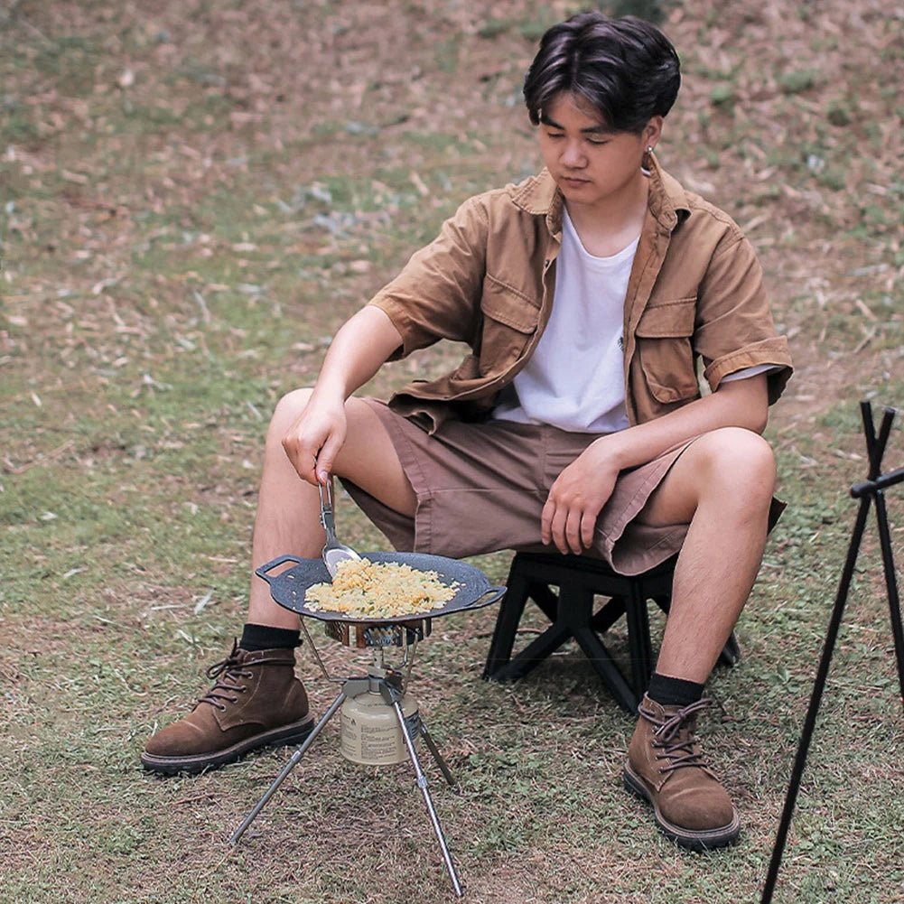 Folding Camping Cutlery Set Strainer/Shovel Picnic Cutlery Set Camp Cooking Utensil Set Outdoor Camping Gear Cooking Accessories