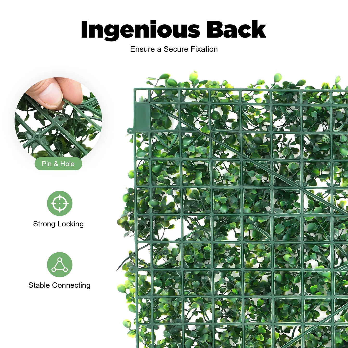12 Pcs Artificial Grass Wall Panel