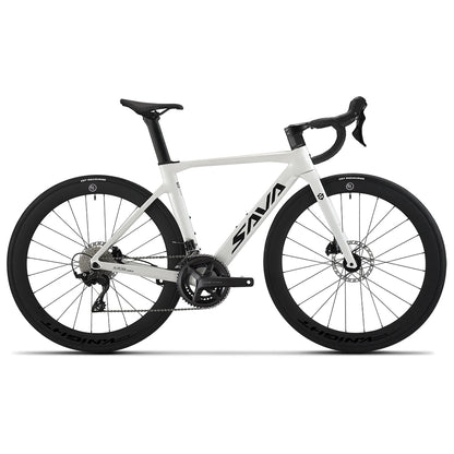 SAVA A7L Pro Carbon Fiber Road Bike, 700C Adult Racing Model, Equipped with Shimano 105 R7120 Groupset, 24-Speed Hydraulic Brake