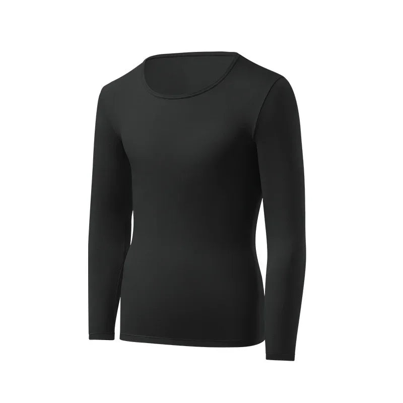1pcs Men's Ultrathin Thermal Underwear High elasticity Plus Size Constant Temperature Seamless Long Sleeve Bottoming Tops