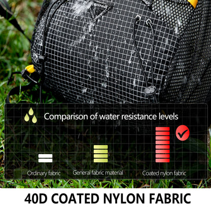 BISINNA Camping Backpack 25+10L Ultralight Travel Bag for Men Women Large Capacity Outdoor Sports Climbing Hiking Backpack