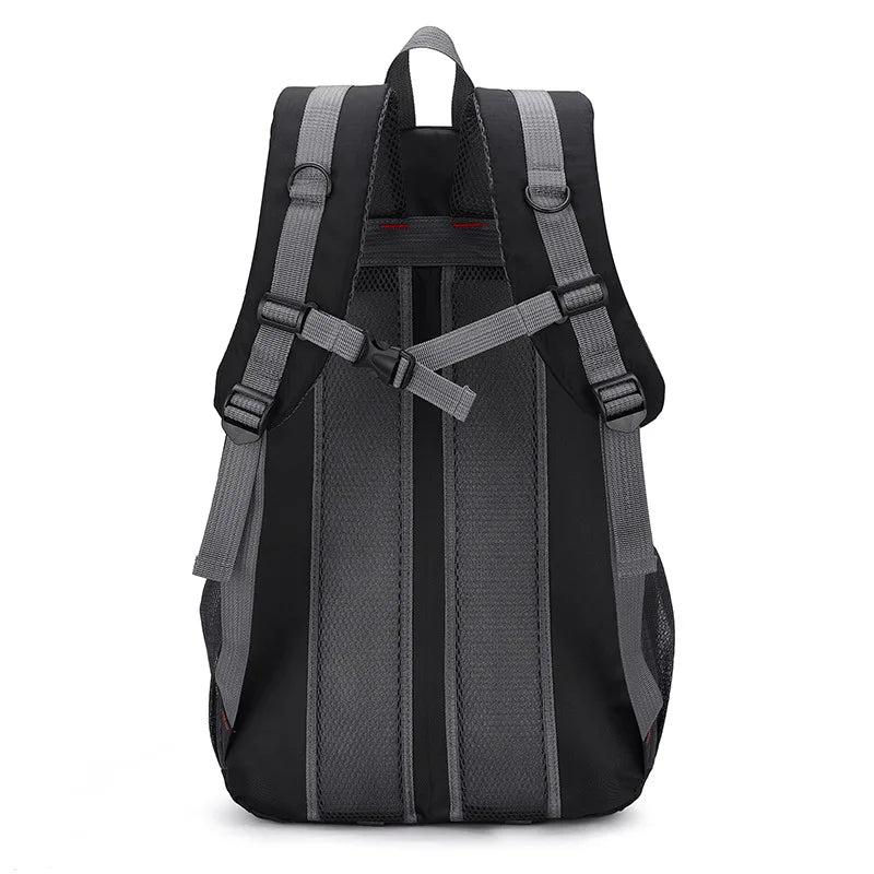 2026 Unisex sport travel backpack large-capacity nylon lightweight outdoor hiking backpack for men and women student schoolbag